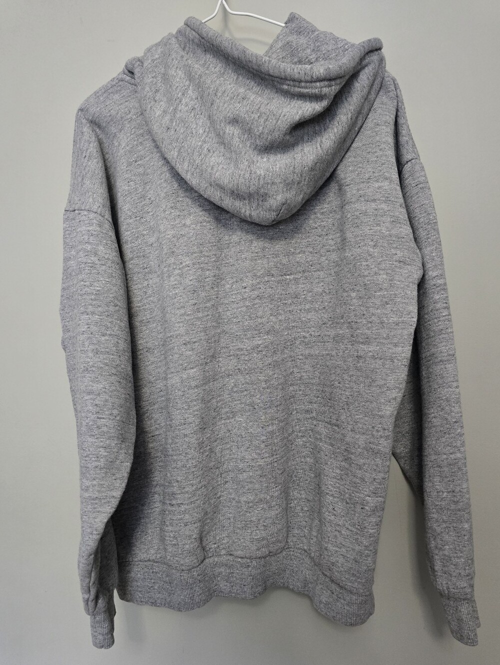 Brixton Gray Logo Pullover Hoodie Size Large - Picture 3 of 8